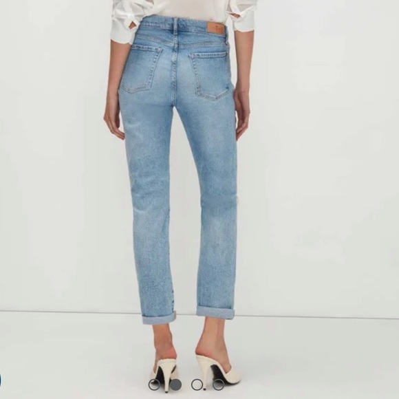 7 FOR ALL MANKIND “Luxe Vintage Josefina” Light Denim Distressed Jeans NWT!! - Picture 3 of 15